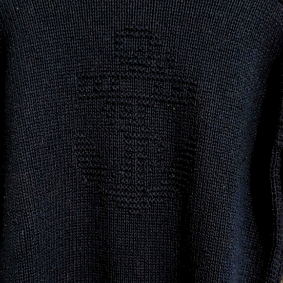 VINTAGE LAUREN RALPH LAUREN ANCHOR ⚓ THICK NAVY NAUTICAL SWEATER P - Picture 2 of 5